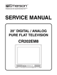 Emerson CR202EM9 Service manual