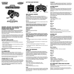 Sega Satellite TV System Instruction manual