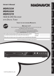 Magnavox MDR537H Owner`s manual