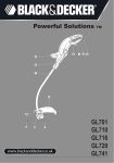 Black & Decker GL716 Instruction manual