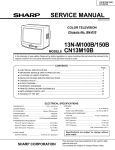 Sharp 13N-M100 Service manual