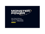 Monster Power PROAVS2000 Owner`s manual