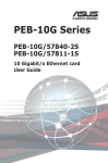 Asus PEB-10G/57840-2S User guide