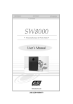 ESI SW8000 User`s manual