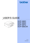 Brother DCP-585CW User`s guide