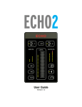 Echo Audio Echo 2 User guide