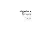 MCDI exprecium User manual