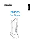 Asus EB1505 User manual