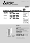 Mitsubishi Electric MXZ-160VA-A Service manual