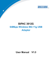 Billion BiPAC 3012G User manual