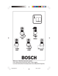 Bosch 1608LX Instruction manual