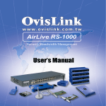 AirLive RS-1000 User`s manual