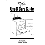 Whirlpool LE9480XW Operating instructions