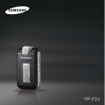 Samsung YP-F2J Product specifications