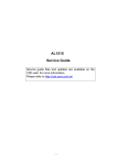 Acer AL1515 Technical information