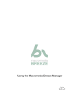Using the Macromedia Breeze Manager
