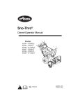 Ariens 927 Specifications
