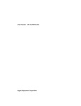 Digital Equipment Corporation VR297 Service manual