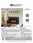 Regency Fireplace Products HZI390E Installation manual