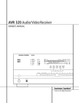 Sharp R-320HK Owner`s manual