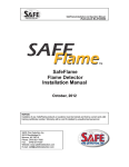 SafeFlame SF200SX Installation manual