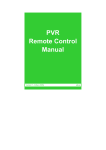 Universal Remote Control ONE FOR ALL PVR 6 Specifications