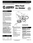 Campbell Hausfeld WF2034 Operating instructions