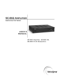 Velodyne SC-600 IW - QUICK INSTALLATION REV B User`s manual