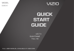 Vizio E390-A1 User manual