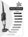 Bissell Easy Vac 3108 SERIES User`s guide
