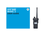 Motorola APX 4000 User guide