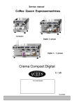 Expobar Crema Compact Service manual