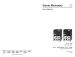 Extron electronics YCV 100 User`s manual