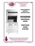 Wells WVG-136 SERIES Operating instructions