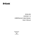D-Link DCM-200 User`s manual
