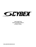 CYBEX Eagle Calf Service manual