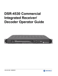 Motorola DSR-4530 Instruction manual