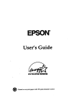 Epson ActionTower 3000 User`s guide