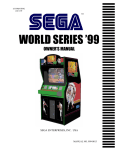 Sega WORLD SERIES '99 Owner`s manual