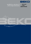 Beko LXD 6145 B Instruction manual