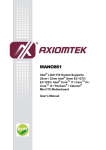 AXIOMTEK MANO861 User`s manual
