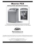 Monitor Products, Inc FCX- Service manual