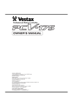 Vestax PCV-175 Owner`s manual