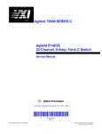 Agilent Technologies E1463A Service manual