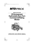 MTD MMZ 2554 Service manual