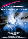 AudioBahn A4KDN Specifications
