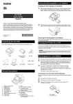 Brother RJ-3150 User`s guide
