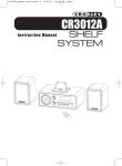 Crosley CR3012A Instruction manual