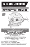 Black & Decker JS670V Instruction manual