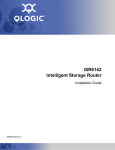 Qlogic iSR6142 Installation guide